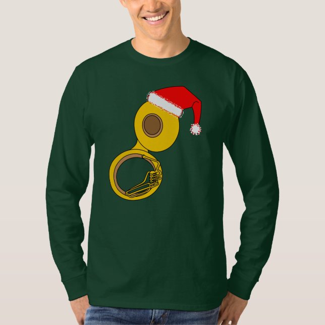 T-shirt Santa Hat Tuba (Devant)