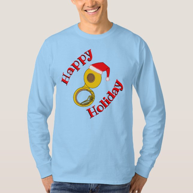 T-shirt Santa Hat Tuba (Devant)