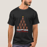 T-shirt Santa Hat Ugly Xmas Funny Quokka Christmas Tree<br><div class="desc">Santa Hat Ugly Xmas Funny Quokka Christmas Tree</div>