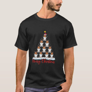 T-shirt Santa Hat Ugly Xmas Funny Rough Collie Chien Chris