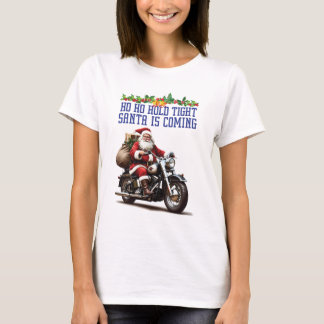 T-shirt Santa is coming Women White