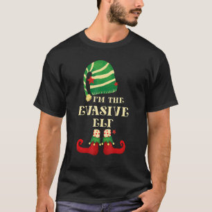 T-shirt Santa L'Elf Évasif Noël Famille Assortie Co