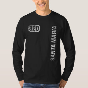 T-shirt Santa Maria Californie 820 indicatif régional Vint