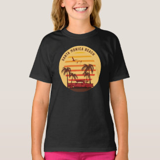 T-Shirt Santa monica beach aloha été