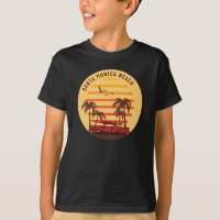 T-Shirt Santa monica beach aloha été