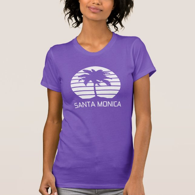 T-shirt Santa Monica rétro (Devant)