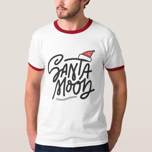 T-shirt SANTA MOOD Amusant Mode Homme Noël Vacances (Devant)