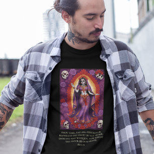 T-shirt Santa Muerte Jour des Morts Halloween Dévotionnel