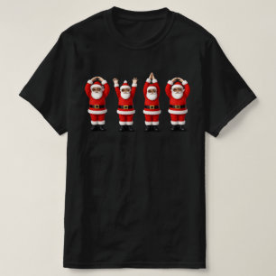 T-shirt Santa Ohio Fête du Midwest O-H-I-O Noël