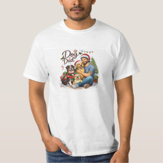 T-shirt Santa Paws Papa Chien – Cadeau de Noël Chi