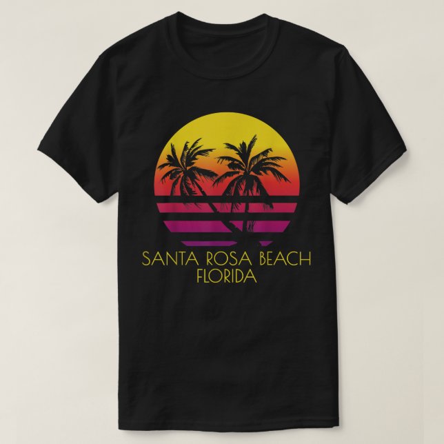 T-shirt Santa Rosa Beach  (Design devant)