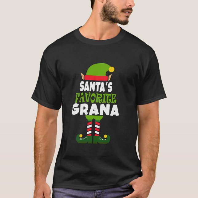 T-shirt Santa s Favorite Grana Funny Christmas Vacation Gi (Devant)
