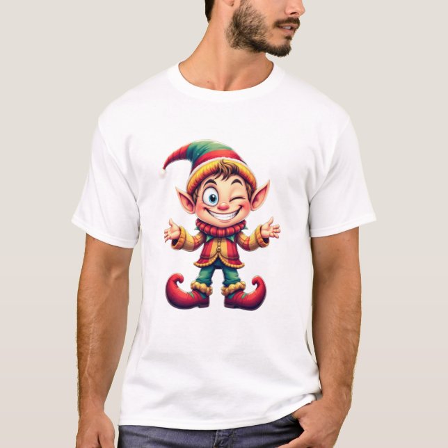 T-shirt Santa’s Favorite Troublemaker (Devant)