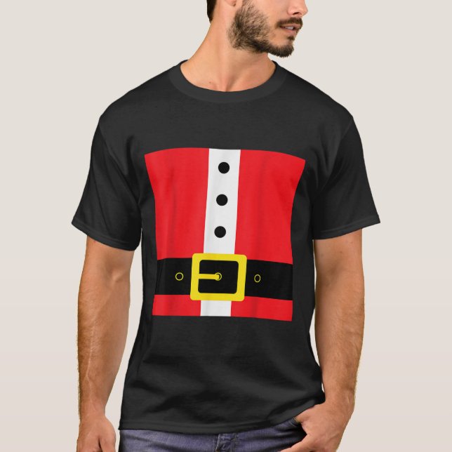 T-shirt Santa Suit Christmas Funny Cute  (Devant)