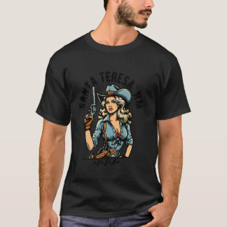T-shirt Santa Teresa Nouveau-Mexique USA Cowgirl Style Wes