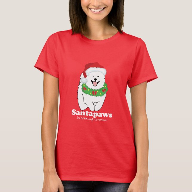 T-shirt santapaws vient en ville (Devant)