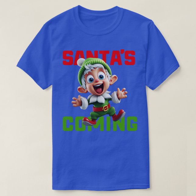 T-shirt Santas à venir (Design devant)