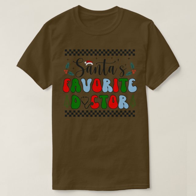 T-shirt Santas Docteur favori (Design devant)