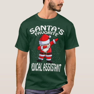 T-shirt Santas Favori Assistant Médicale Noël