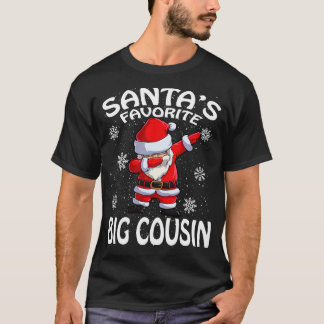 T-shirt Santas Favori Big Cousin Noël