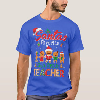 T-shirt Santas Favori de 5e année Enseignant Cookie Xmas C