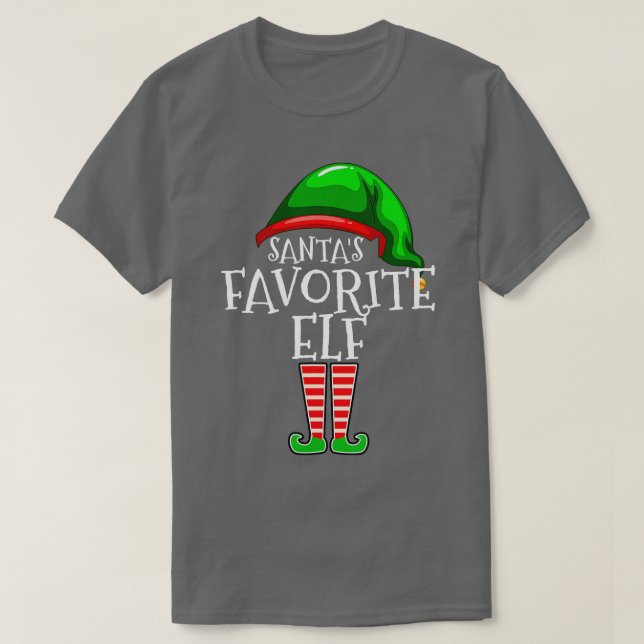 T-shirt Santas Favori Elf Group Matching Famille Christma (Design devant)
