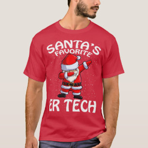 T-shirt Santas Favori Er Tech Noël