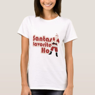 T-shirt Santas Favori Ho Drôle Noël