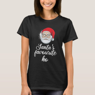 T-shirt Santas Favori Ho Funny Christmas Gift