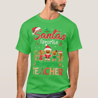 T-shirt Santas Favori jardin d'enfants enseignant Cookie C