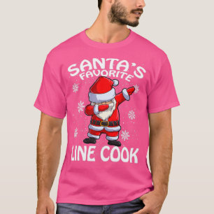 T-shirt Santas Favori Line Cuisiner Noël