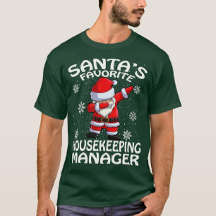 T-shirt Santas Favori Ménage Manager Noël