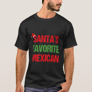 T-shirt Santas Favori Mexicain Drôle Mal Pour Noël