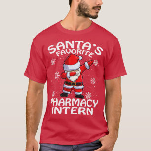 T-shirt Santas Favori Pharmacie Stagiaire Noël