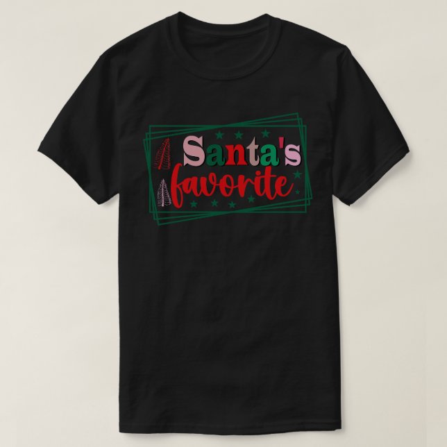 T-shirt Santas Favorite 1 (Design devant)