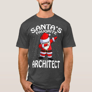 T-shirt Santas Favorite Architecte Noël