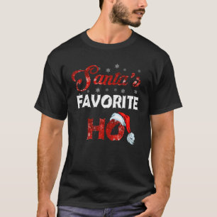 T-shirt Santa's Favorite Ho Funny Christmas