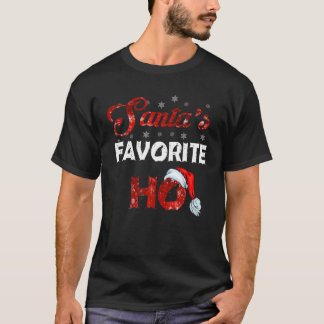 T-shirt Santa's Favorite Ho Funny Christmas