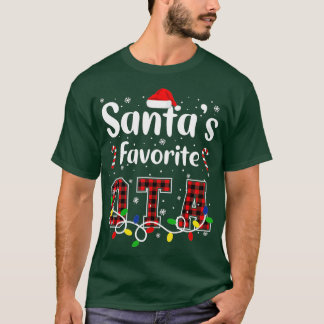 T-shirt Santas Favorite OTA Noël ergothérapie