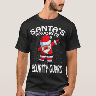 T-shirt Santas Garde de sécurité préférée Noël