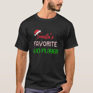 T-shirt Santas Joueur préféré Oud Cadeau Funny oud Christm