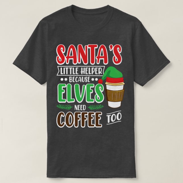 T-shirt Santas Little Helper (Design devant)