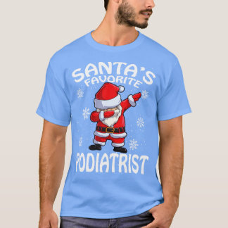 T-shirt Santas Podiatriste favori Noël 1