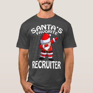 T-shirt Santas Recruteur favori Noël