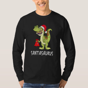 T-shirt Santasaurus Rex Tyrannosaurus Dino