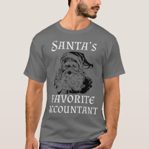 T-shirt Santax27s Comptable favori Drôle cadeau de Noël