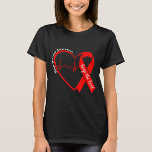 T-shirt Santé cardiaque Sensibilisation aux maladies cardi