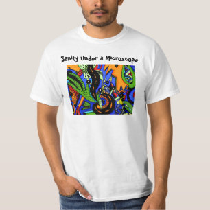 T-shirt Santé d'esprit sous un microscope