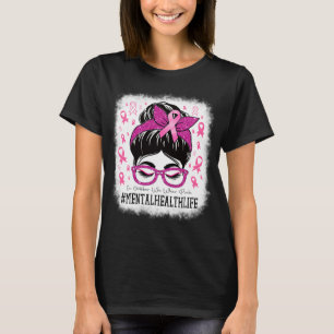 T-shirt Santé En Octobre Nous Portons Rose Femmes Cancer D
