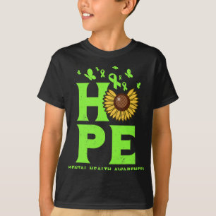 T-shirt Santé Lime vert Espérance Vintage Sunflower Sensib